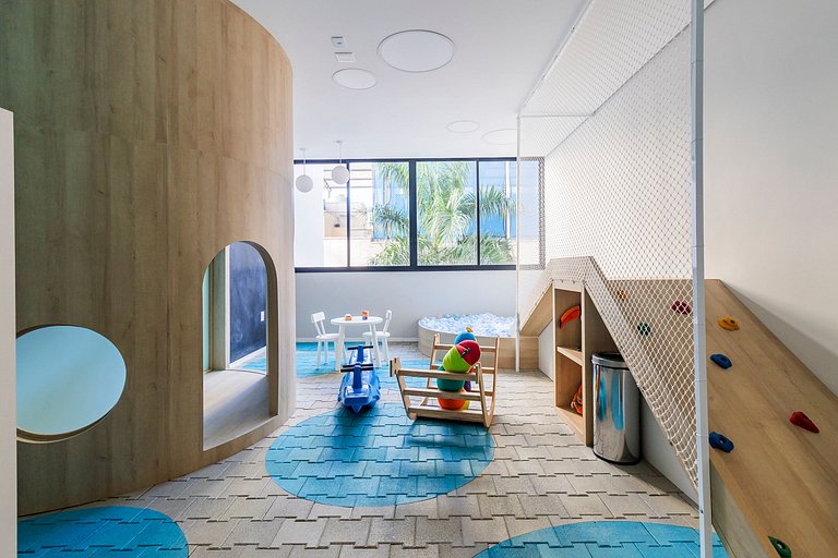 Lindo e compacto studio ao lado do Allianz Park