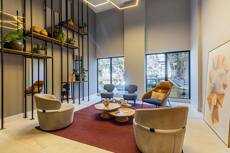 Lindo e compacto studio ao lado do Allianz Park