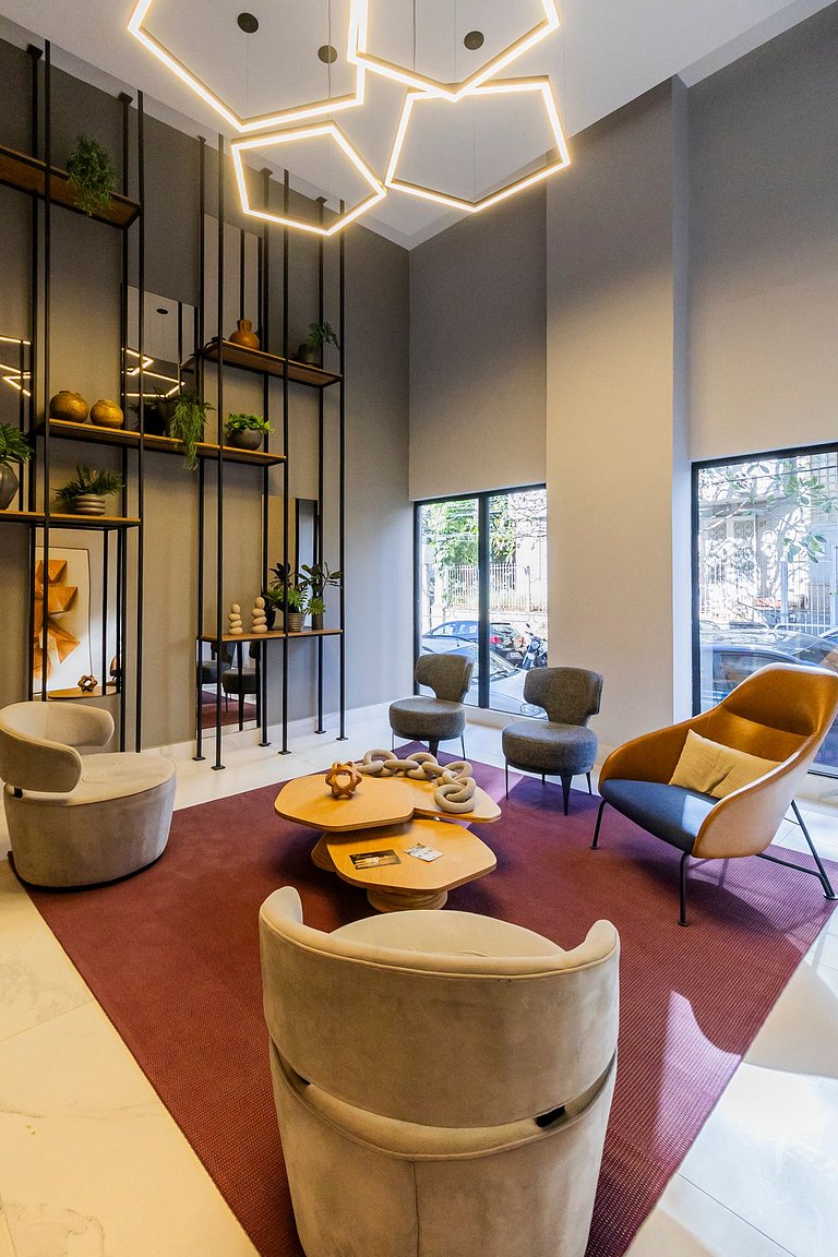 Lindo e compacto studio ao lado do Allianz Park