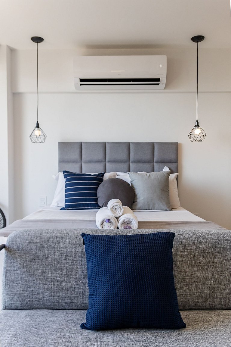 Lindo e compacto studio ao lado do Allianz Park