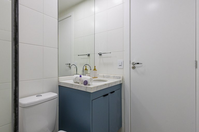 Lindo e compacto studio ao lado do Allianz Park