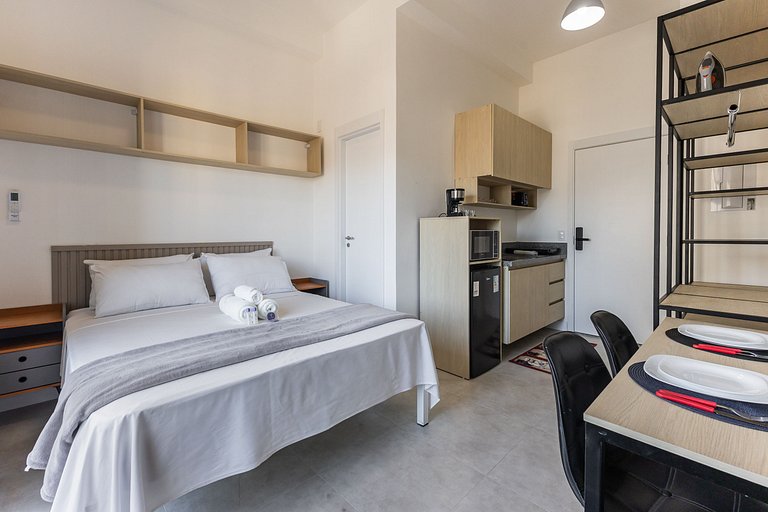 Charmoso studio na Rua Augusta