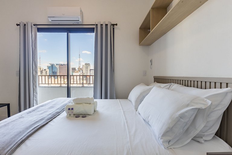 Charmoso studio na Rua Augusta