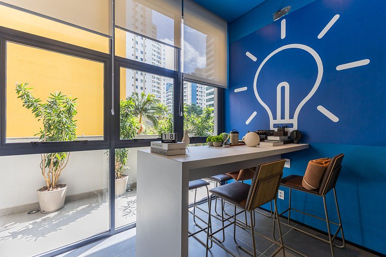 Charmoso studio na Rua Augusta