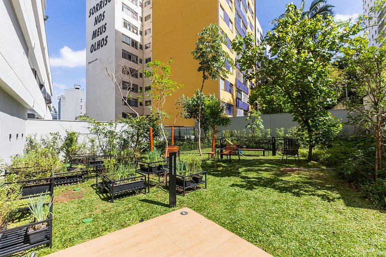 Belo studio no coração da Rua Augusta