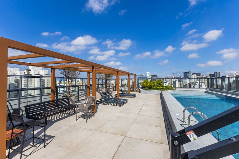 Charmoso studio na Rua Augusta