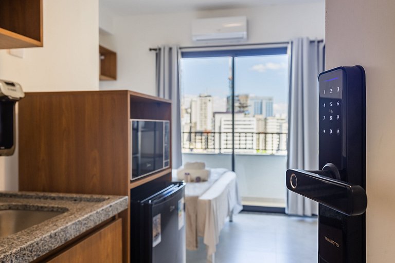 Belo studio no coração da Rua Augusta