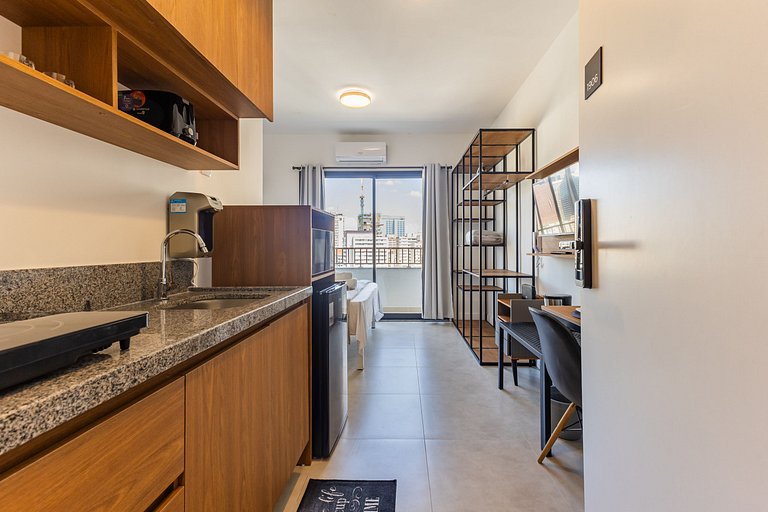 Belo studio no coração da Rua Augusta