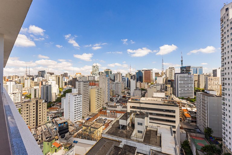 Belo studio no coração da Rua Augusta