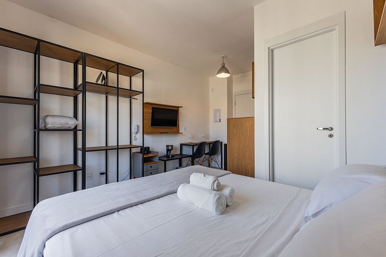 Belo studio no coração da Rua Augusta