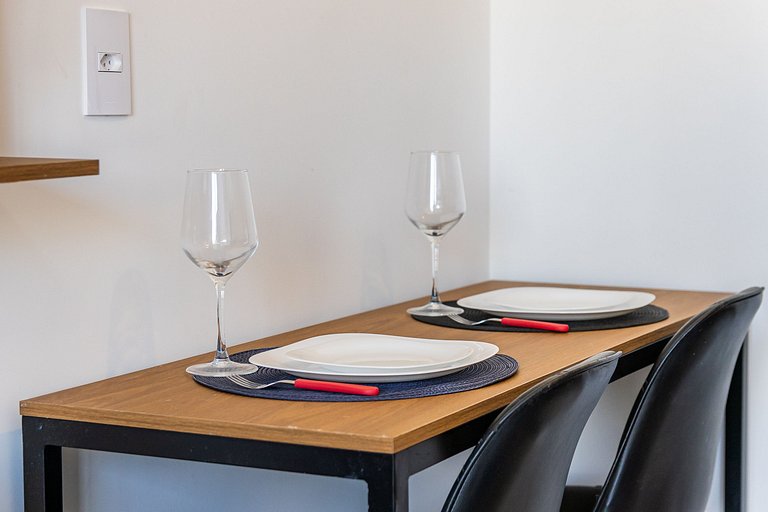 Belo studio no coração da Rua Augusta