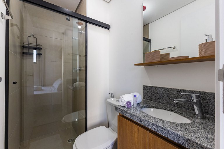 Belo studio no coração da Rua Augusta