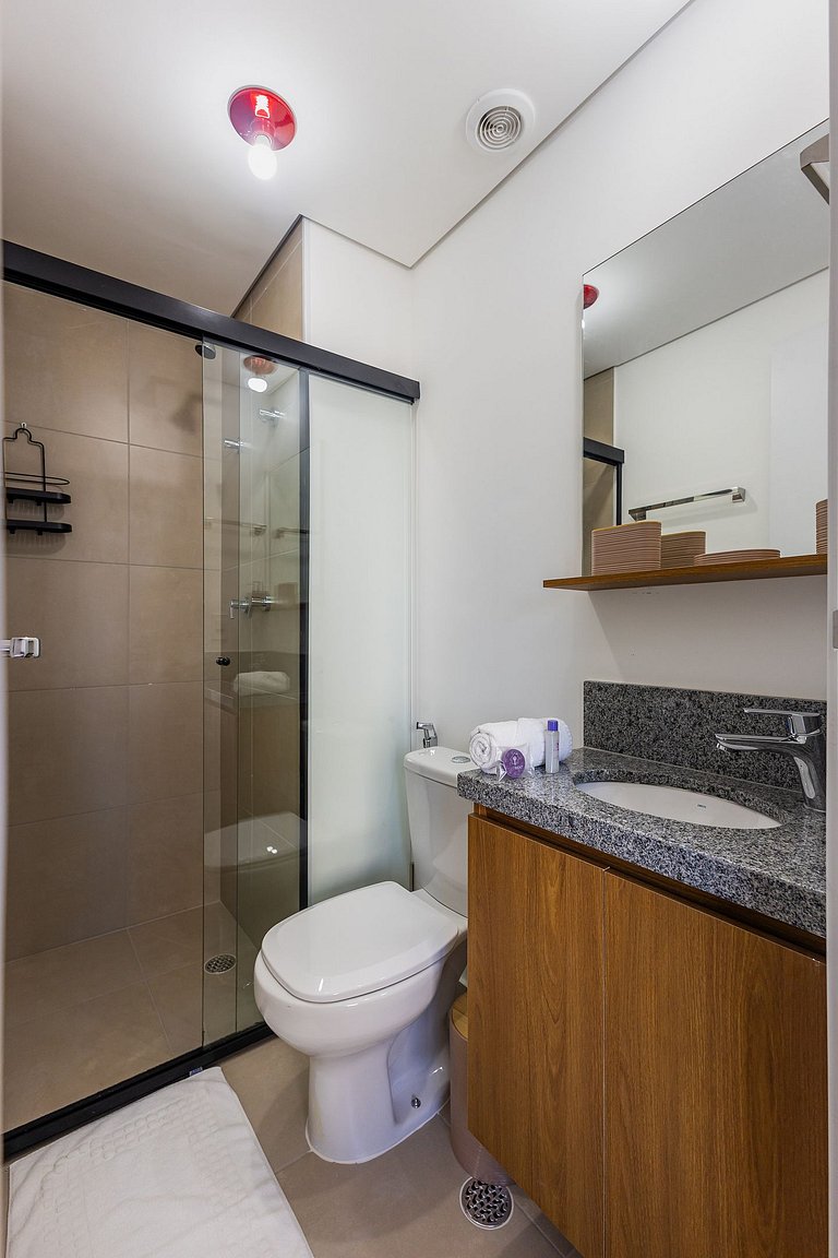 Belo studio no coração da Rua Augusta