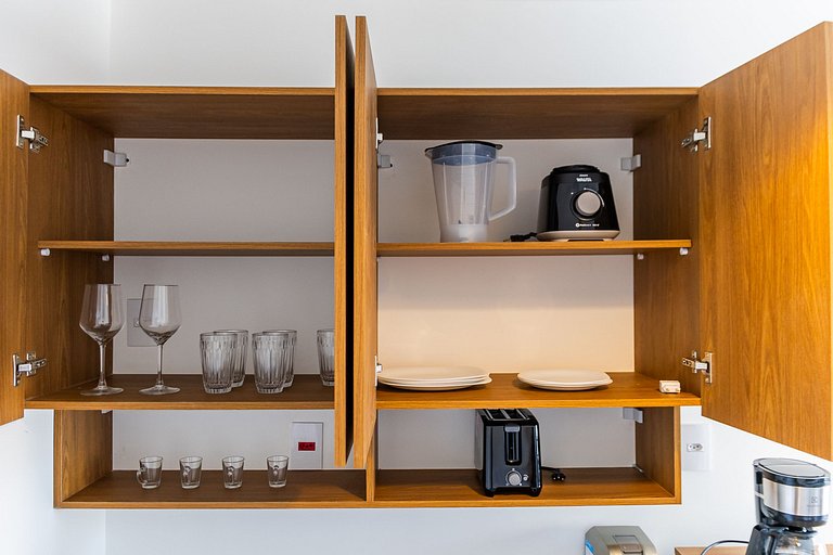 Belo studio no coração da Rua Augusta