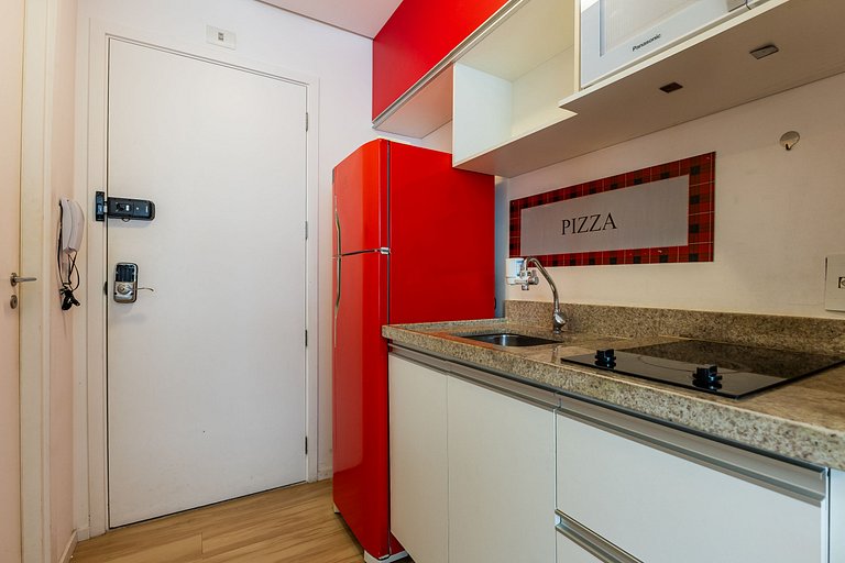 Charmoso studio C/vaga na Rua Augusta.