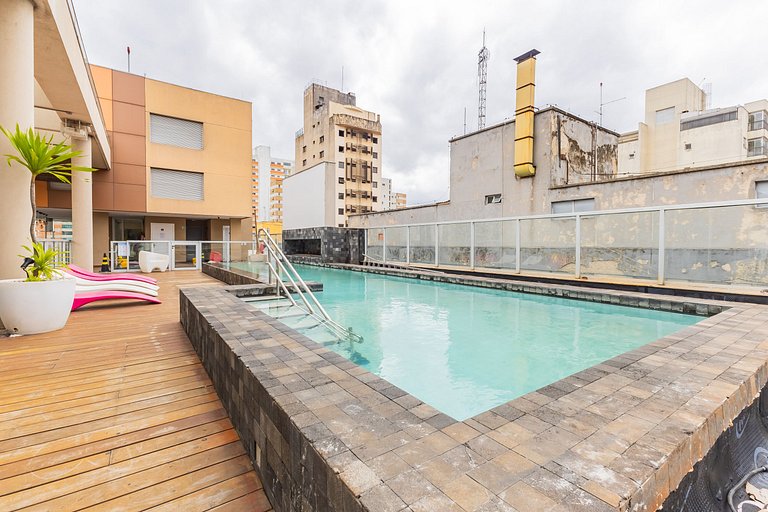 Charmoso studio C/vaga na Rua Augusta.