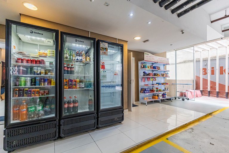 Charmoso studio C/vaga na Rua Augusta.