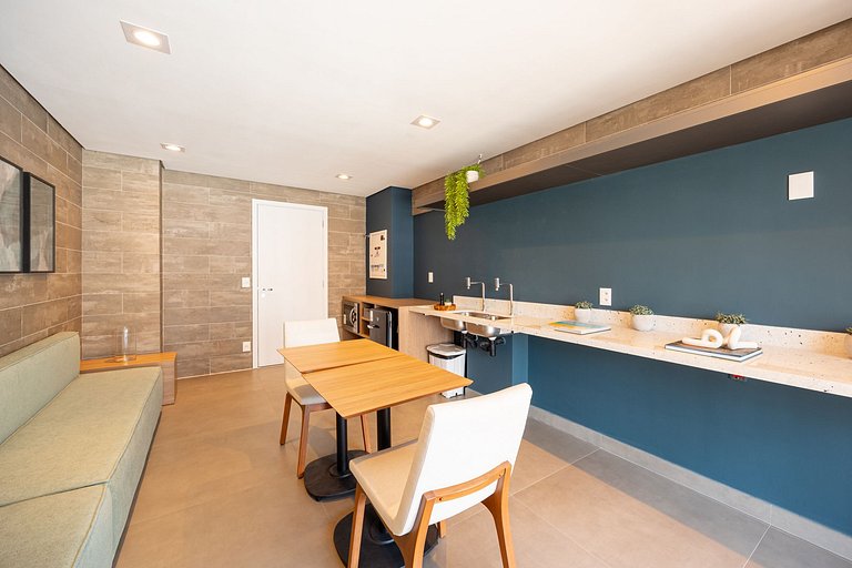 Belo studio ao lado do Allianz