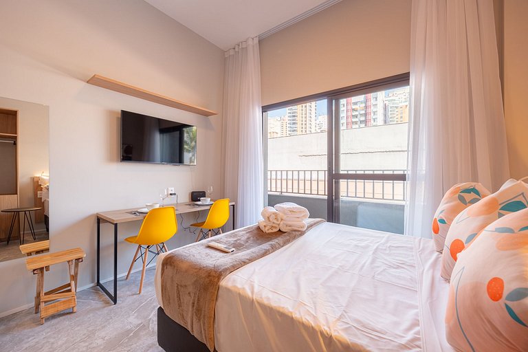 Charmoso studio ao lado do Allianz Park