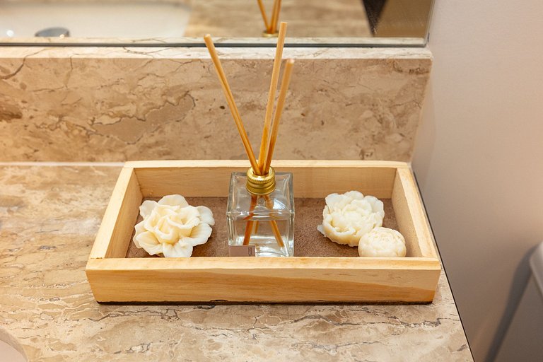 Charmoso studio com cama Queen ao lado do Allianz