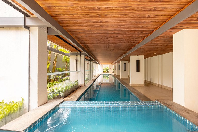 Belo studio C/ cama Queen em Moema