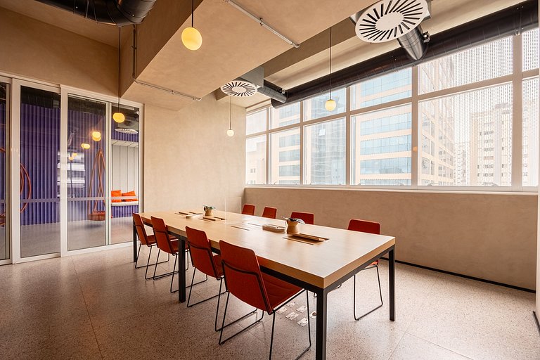 Charmoso studio C/mezanino e varanda em Moema