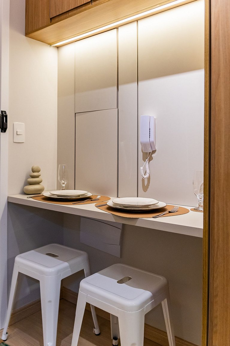 Lindo apartamento com cama Queen em Pinheiros
