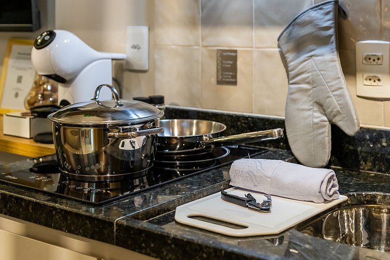 Lindo apartamento com cama Queen em Pinheiros