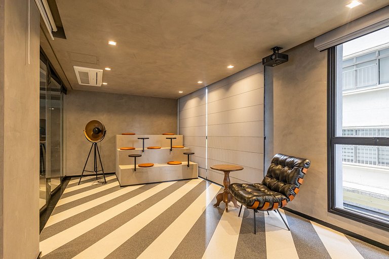 Lindo studio no coração da Alameda Itu