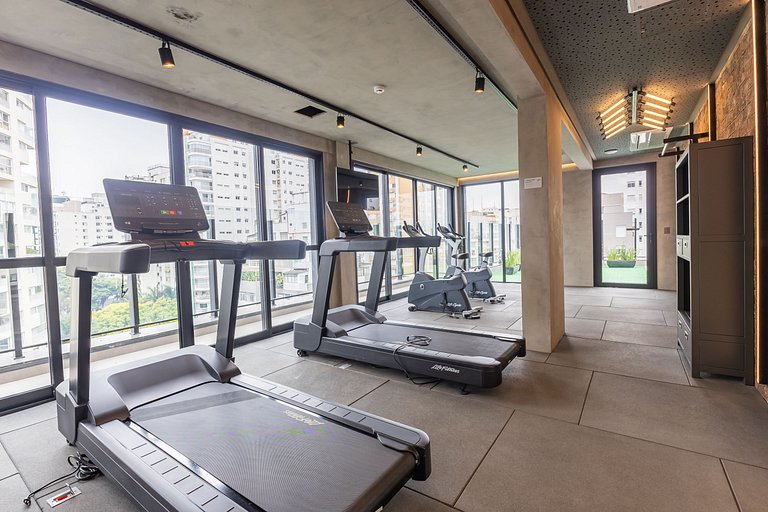 Lindo studio C/varanda no Jardim Paulista