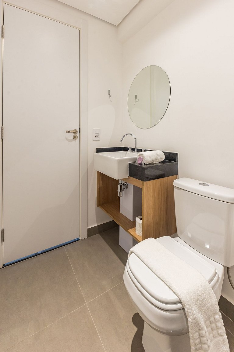 Studio C/varanda na Alameda Itu