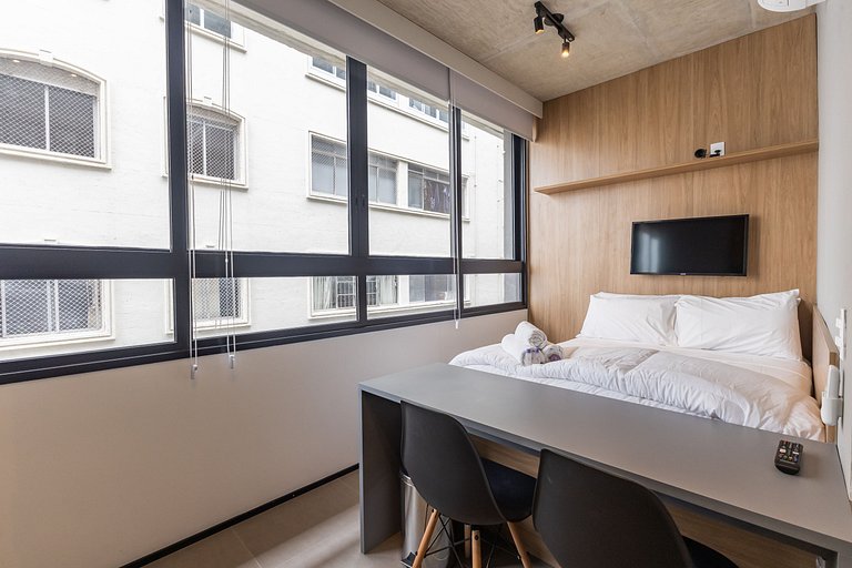 Lindo studio na Alameda Itu