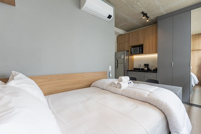 Lindo studio na Alameda Itu