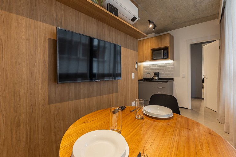 Charmoso apto de 1 dorm. na Alameda Itu