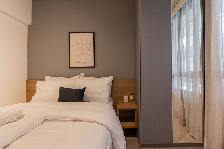 Charmoso apto de 1 dorm. na Alameda Itu