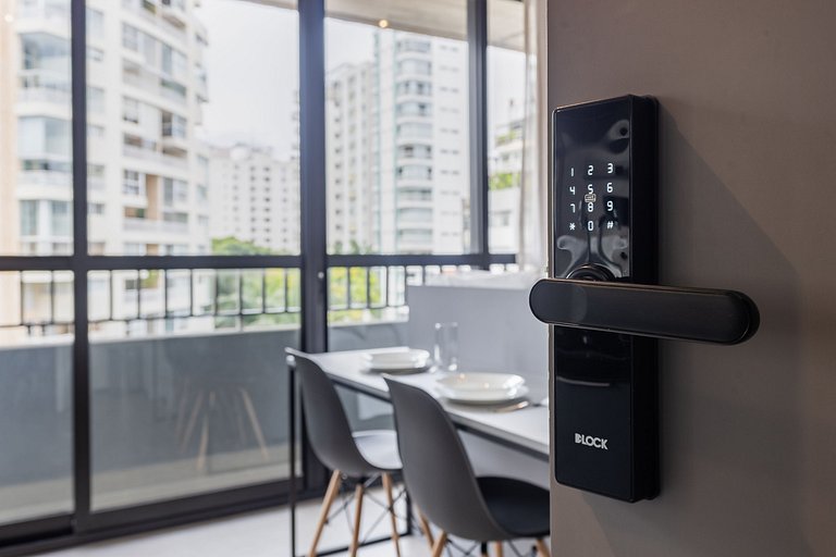 Lindo studio C/varanda no Jardim Paulista