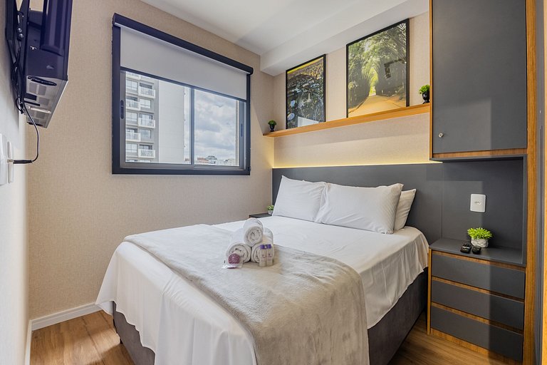 Charmoso Studio no coração da Vila Nova Conceição