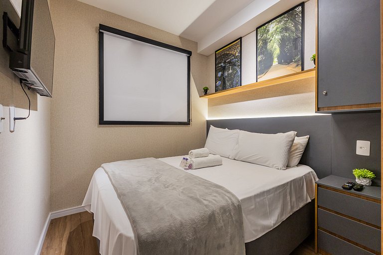 Charmoso Studio no coração da Vila Nova Conceição