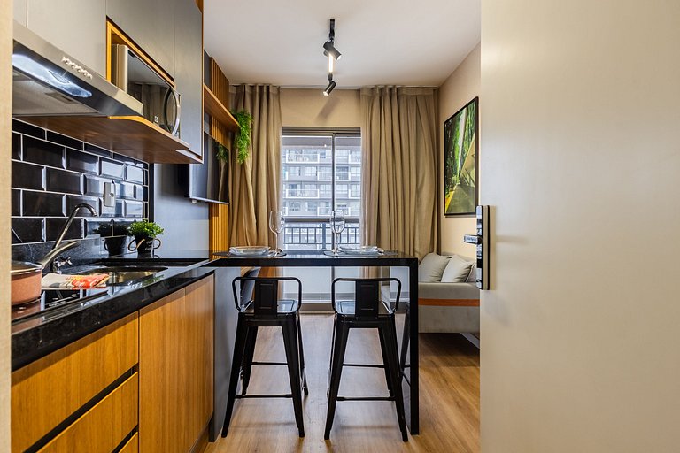 Charmoso Studio no coração da Vila Nova Conceição