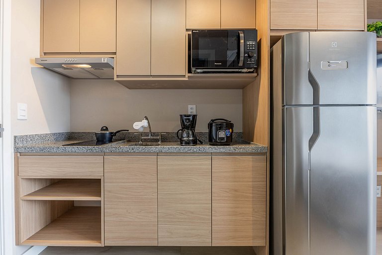 Studio com vista livre na charmosa Vila Mariana