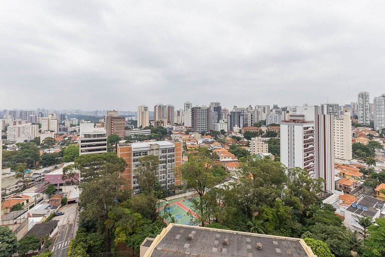 Studio com vista livre na charmosa Vila Mariana