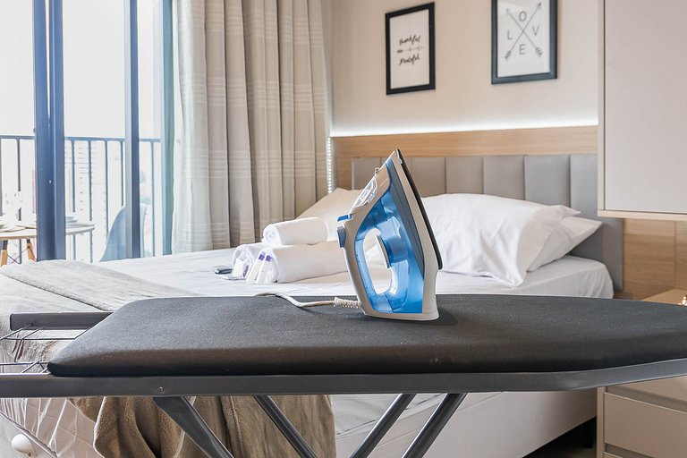 Studio com vista livre na charmosa Vila Mariana