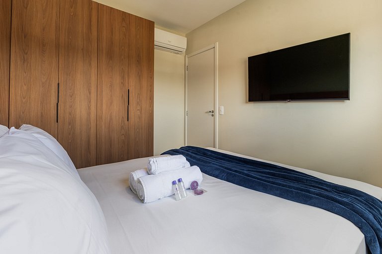 Charmoso apto com varanda no coração de Moema