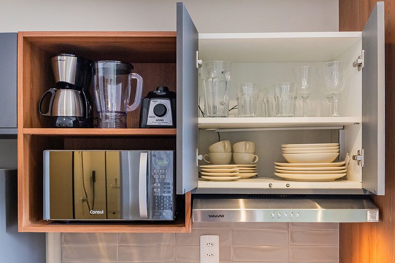 Charmoso apto com varanda no coração de Moema