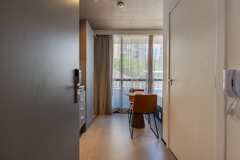 Belo studio na Alameda Itu