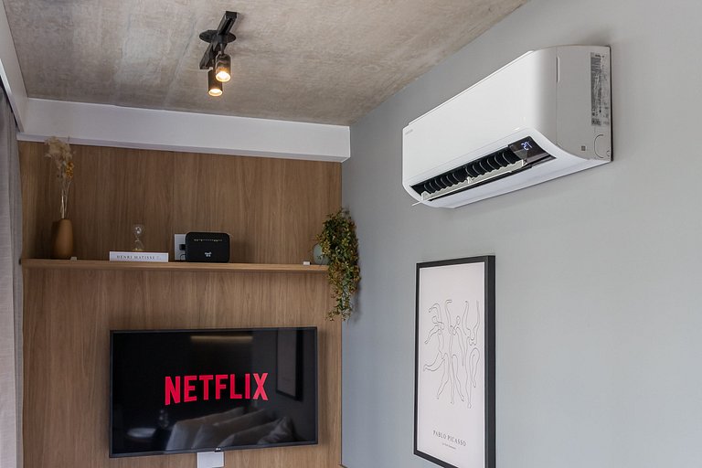 Belo studio na Alameda Itu