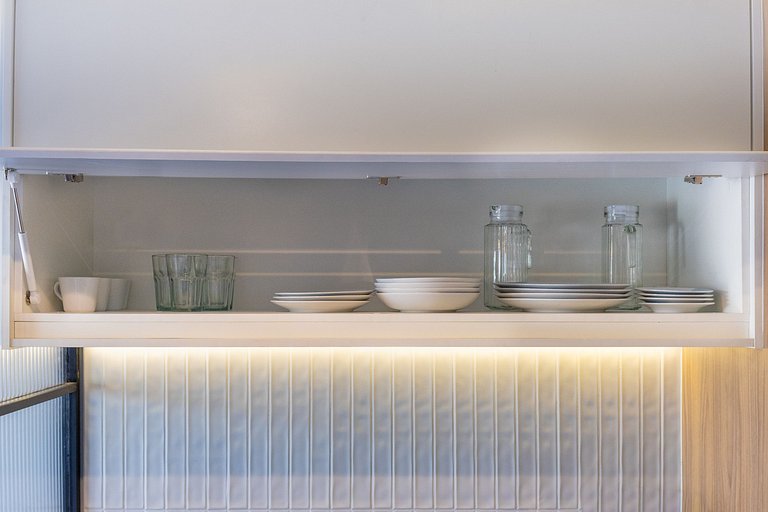 Studio moderno com vista aberta na Vila Olímpia