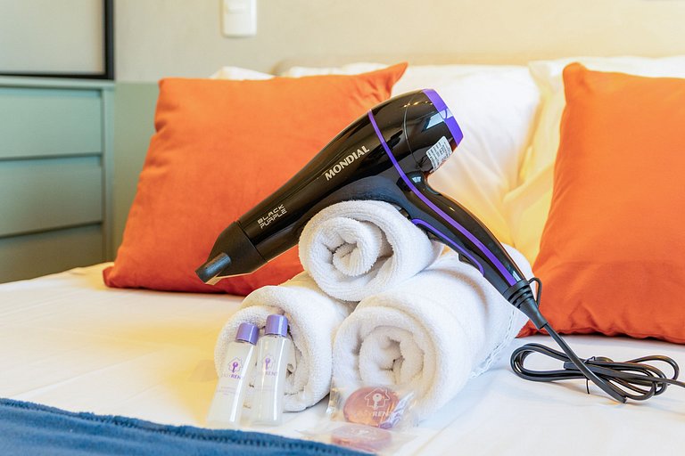 Studio moderno com vista aberta na Vila Olímpia