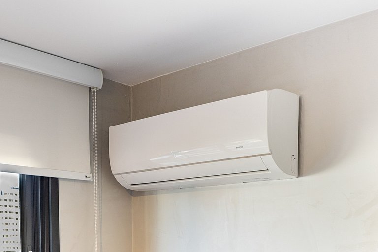 Studio moderno com vista aberta na Vila Olímpia