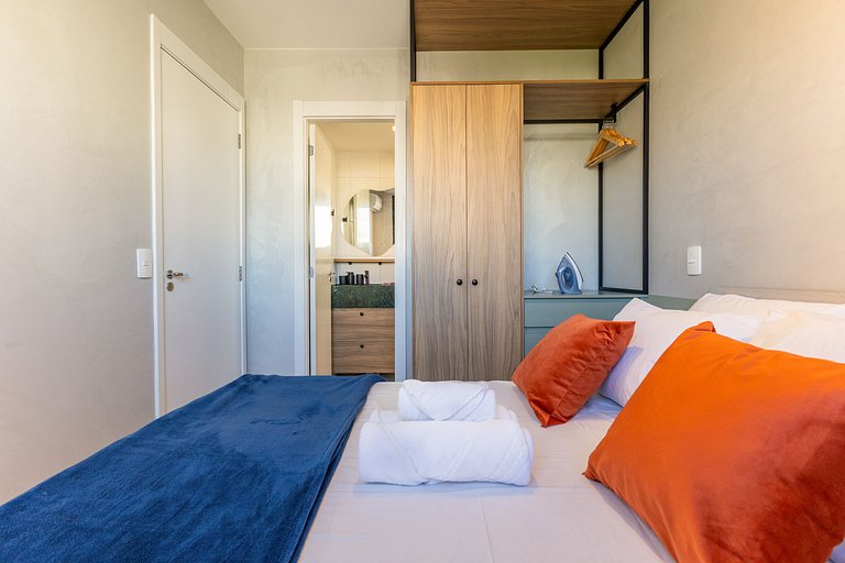 Studio moderno com vista aberta na Vila Olímpia